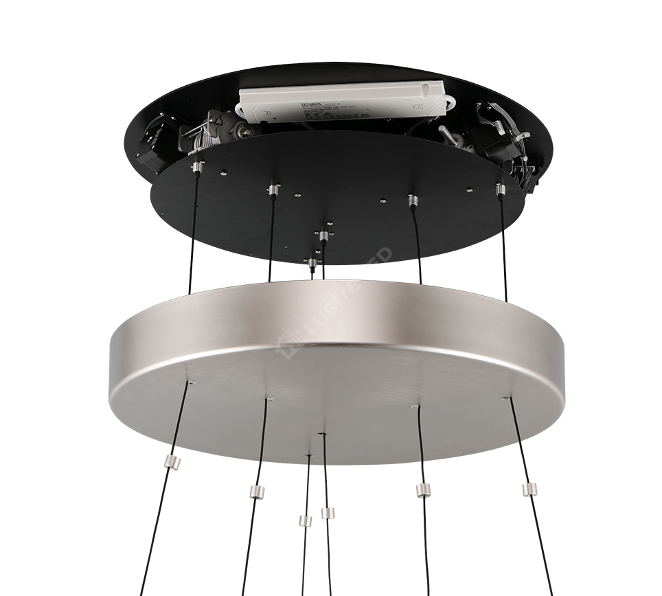 Lustra LED Suspendata Premium Cromer Silver - Inaltime Reglabila prin Telecomanda