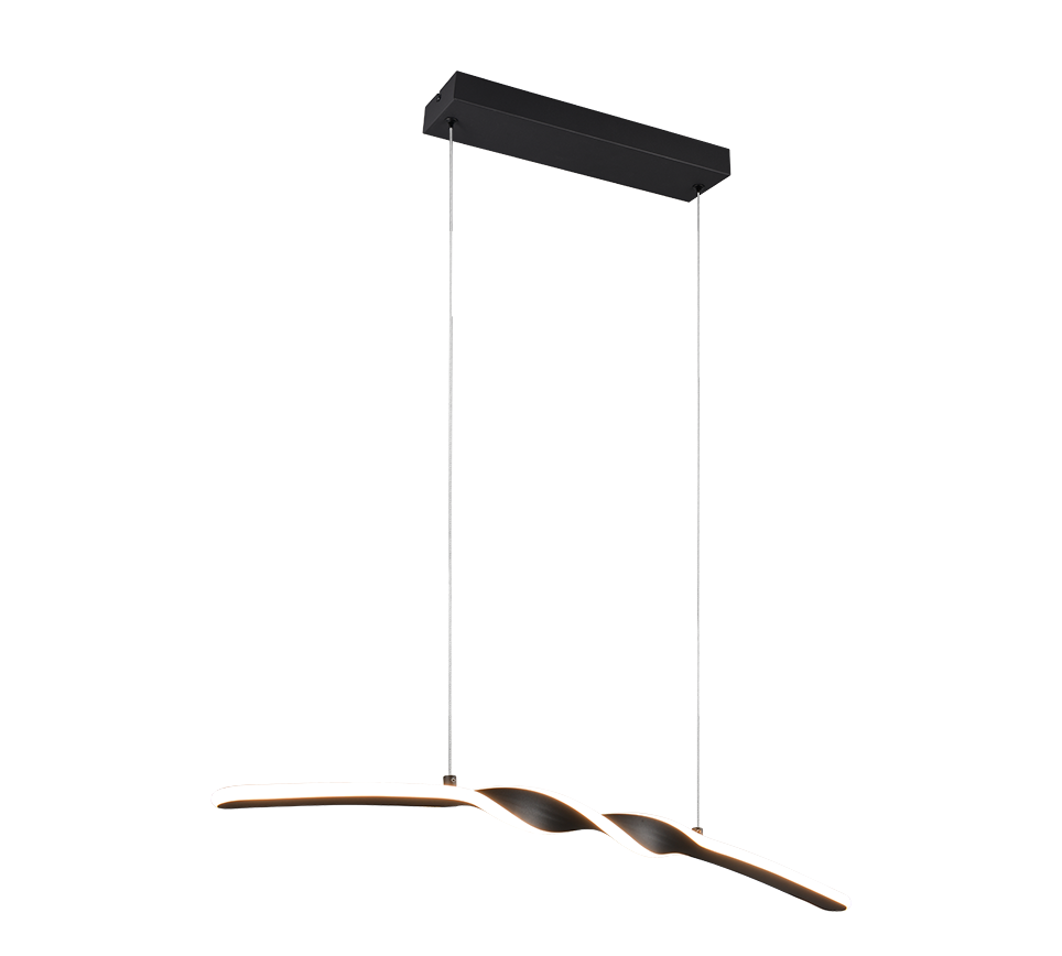 Lustra LED Suspendata Premium Ginko Black Echivalent 200W | 3000K