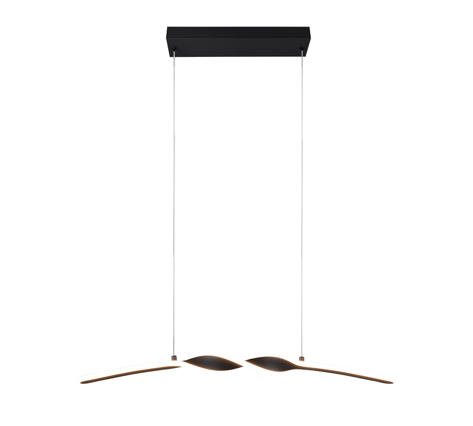 Lustra LED Suspendata Premium Ginko Black Echivalent 200W | 3000K