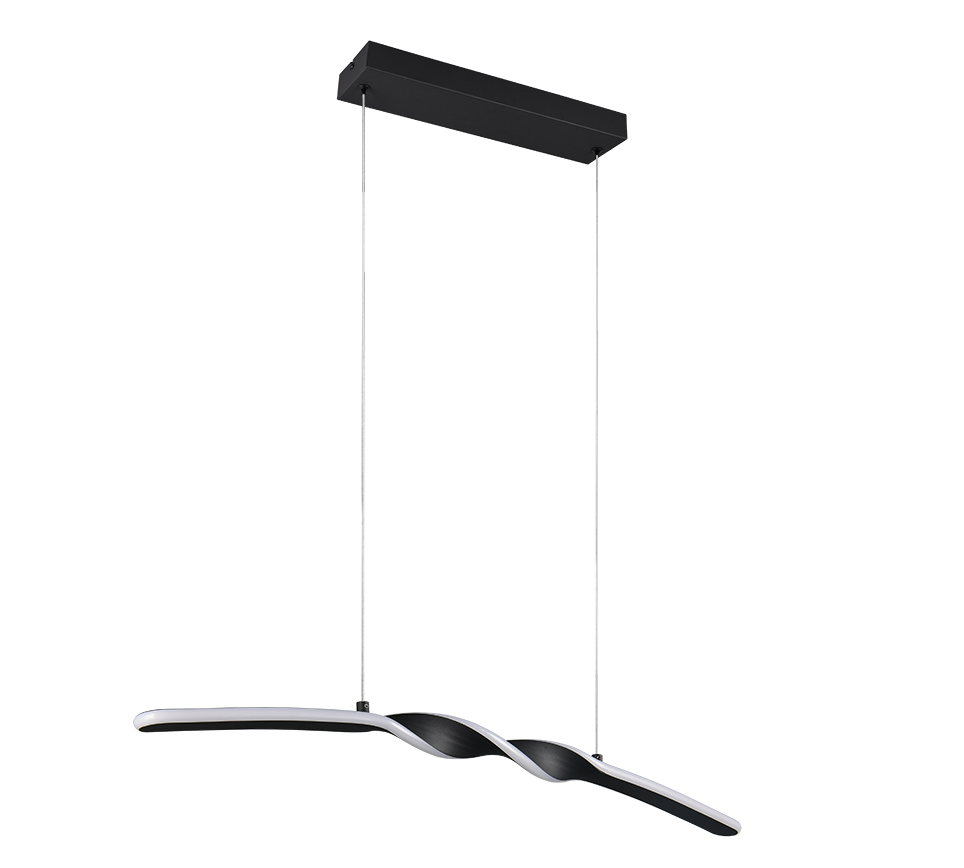 Lustra LED Suspendata Premium Ginko Black Echivalent 200W | 3000K