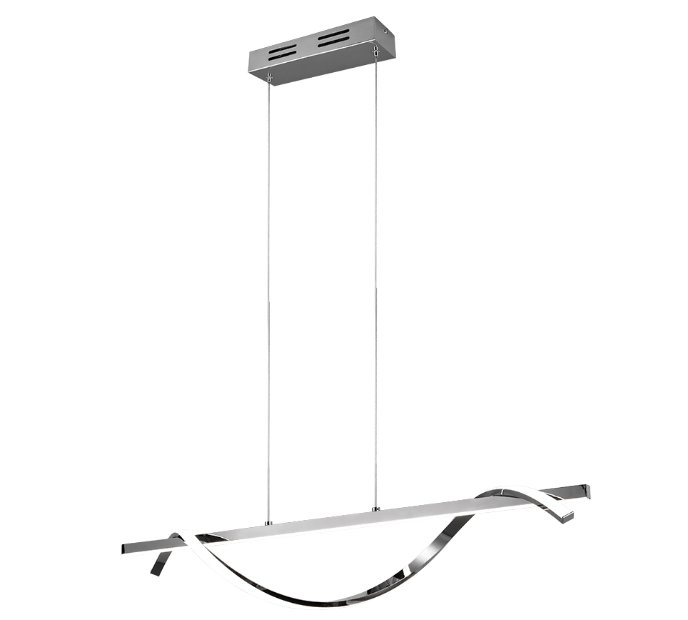 Lustra LED Suspendata Premium Isabel Silver Echivalent 300W | 4000K