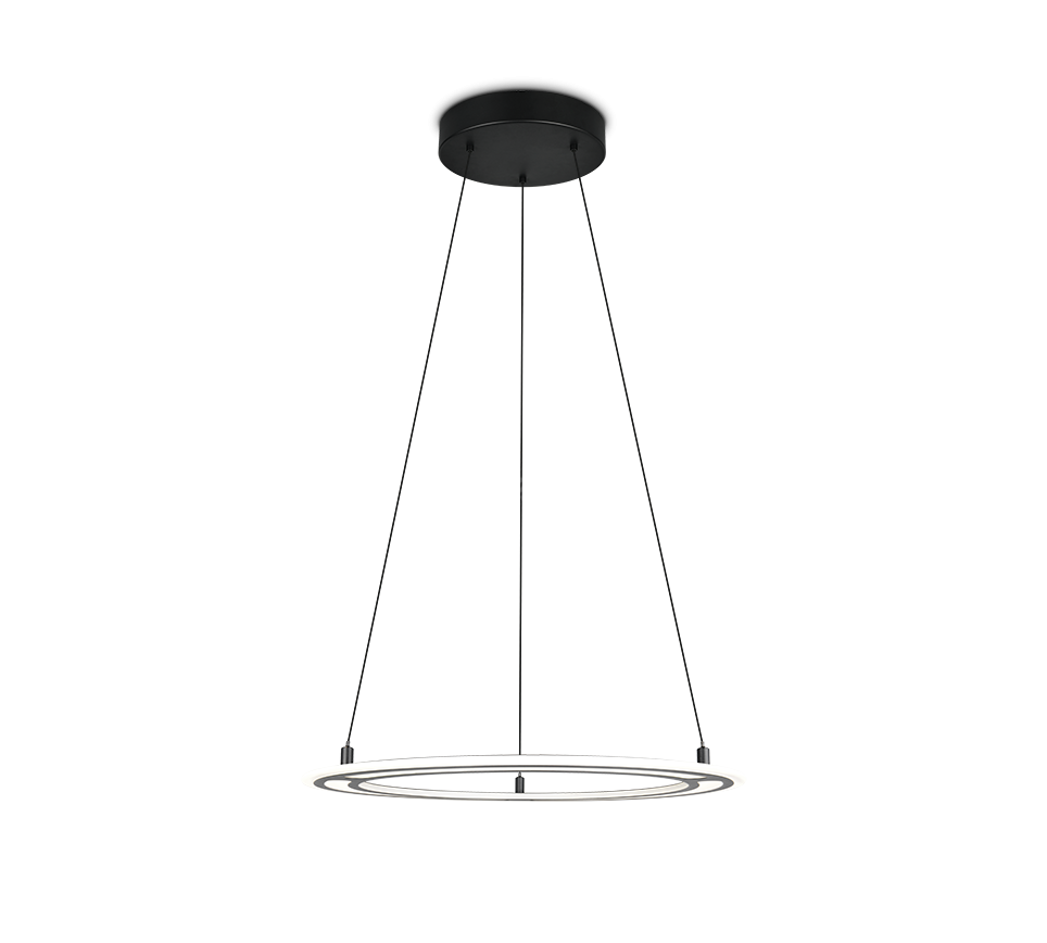 Lustra LED Suspendata Premium Mini Cromer Black - Inaltime Reglabila prin Telecomanda