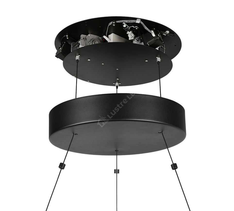 Lustra LED Suspendata Premium Mini Cromer Black - Inaltime Reglabila prin Telecomanda
