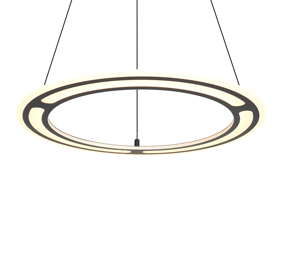 Lustra LED Suspendata Premium Mini Cromer Black - Inaltime Reglabila prin Telecomanda
