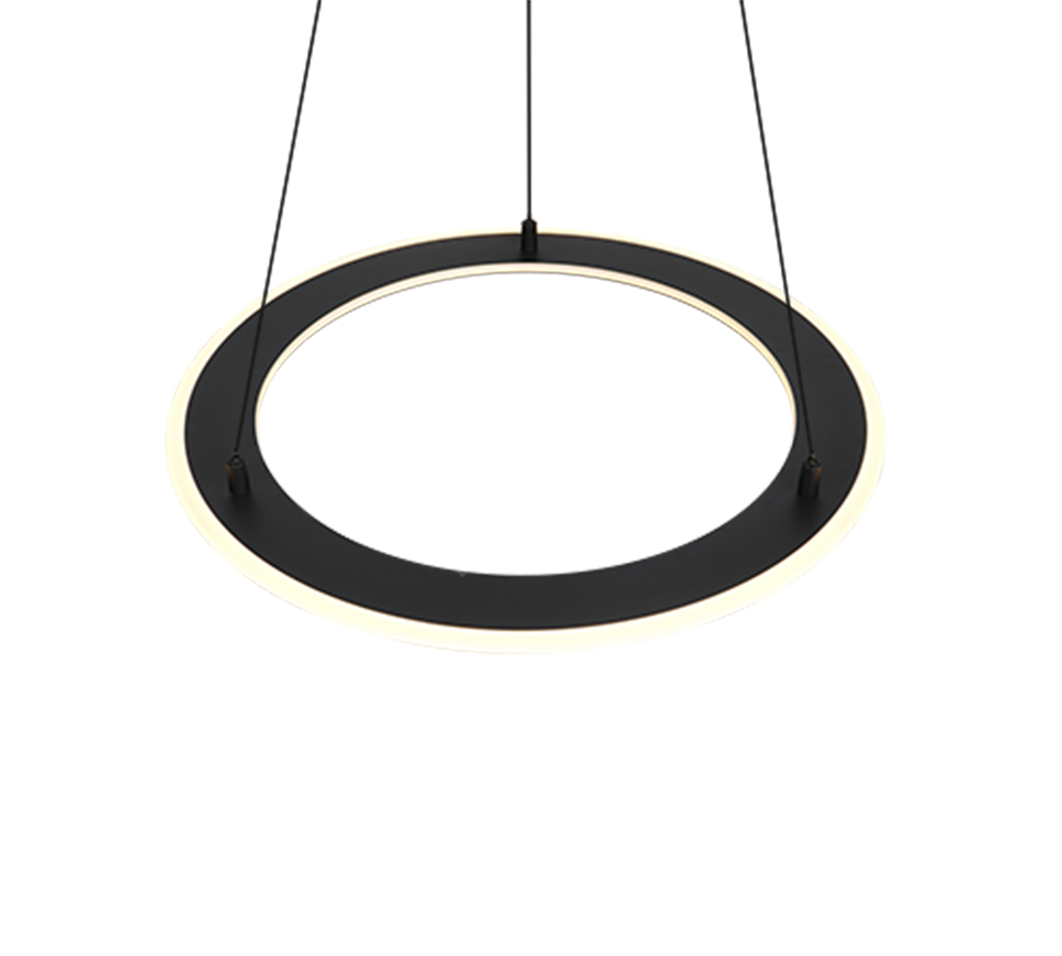 Lustra LED Suspendata Premium Mini Cromer Black - Inaltime Reglabila prin Telecomanda