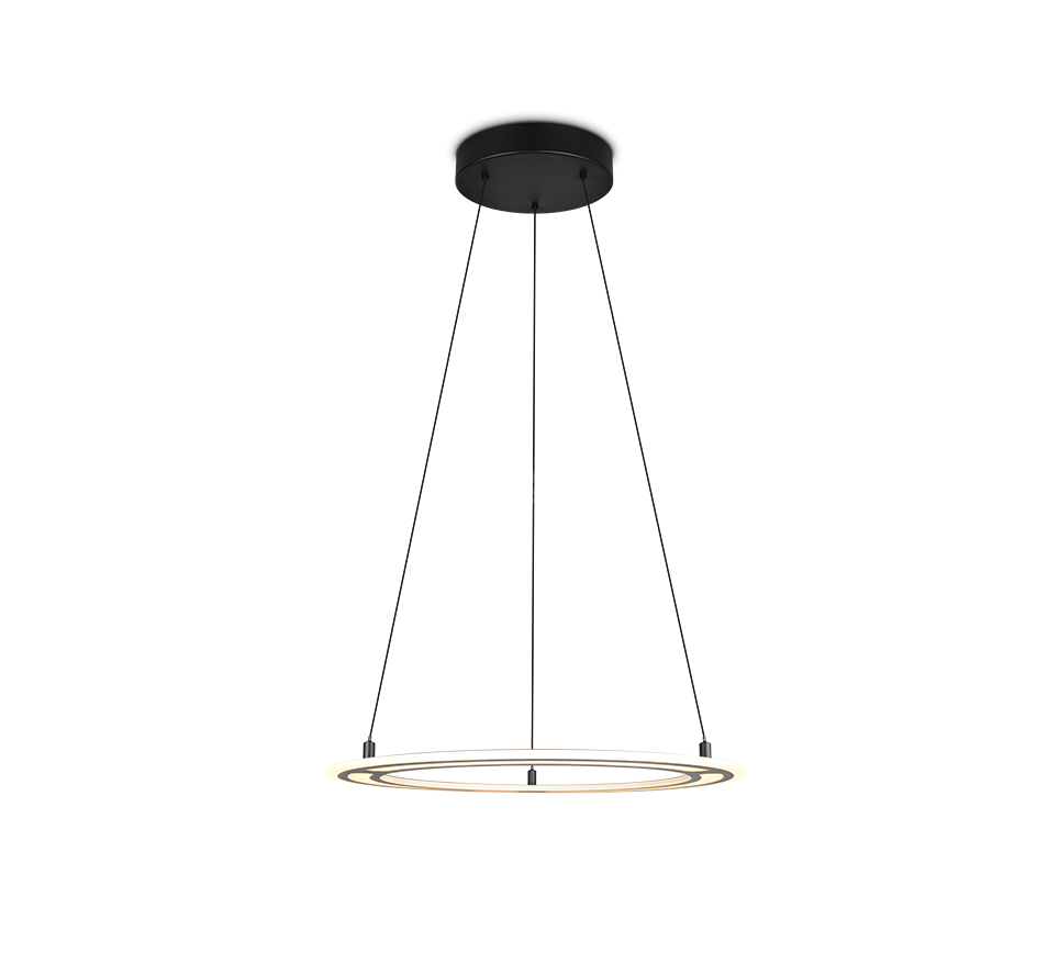 Lustra LED Suspendata Premium Mini Cromer Black - Inaltime Reglabila prin Telecomanda