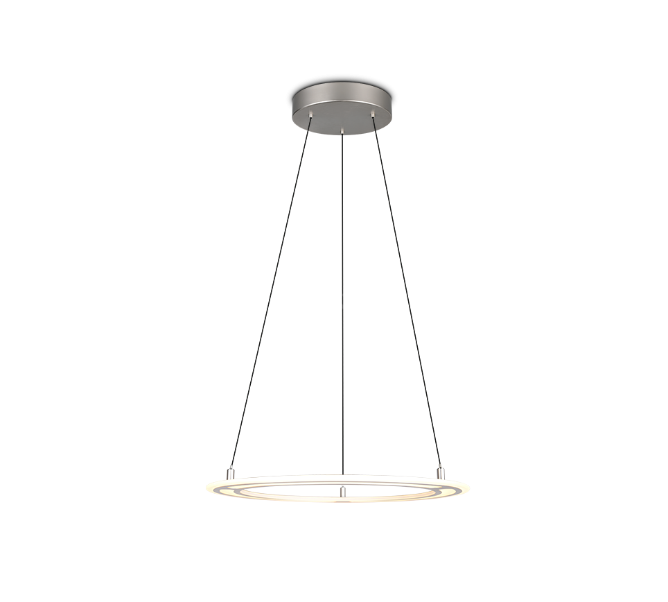 Lustra LED Suspendata Premium Mini Cromer Silver - Inaltime Reglabila prin Telecomanda