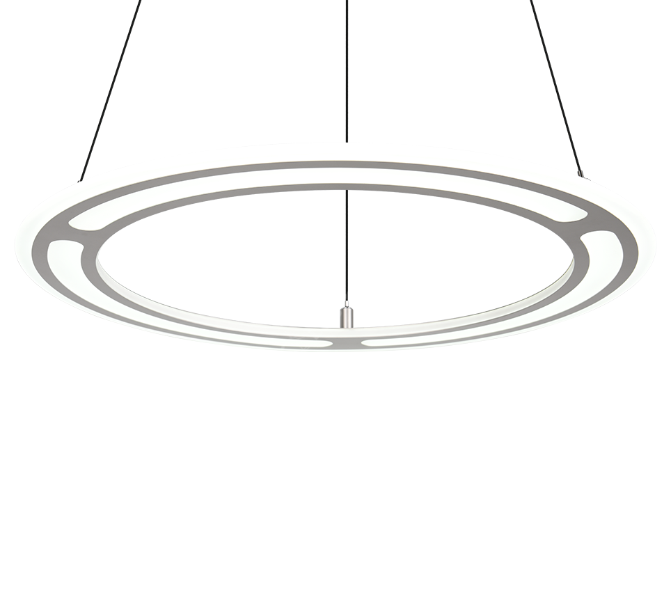 Lustra LED Suspendata Premium Mini Cromer Silver - Inaltime Reglabila prin Telecomanda