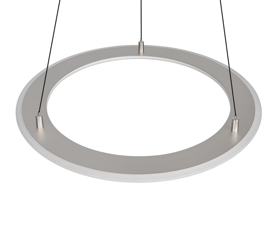 Lustra LED Suspendata Premium Mini Cromer Silver - Inaltime Reglabila prin Telecomanda