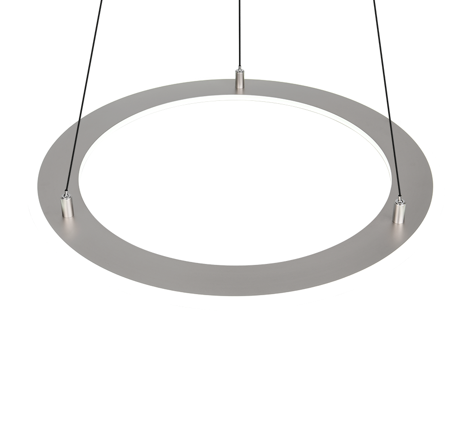 Lustra LED Suspendata Premium Mini Cromer Silver - Inaltime Reglabila prin Telecomanda