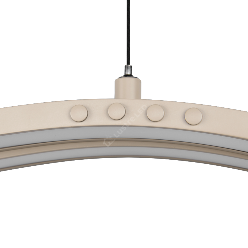 Lustra LED Suspendata Premium Spider Beige - Inaltime Reglabila prin Telecomanda