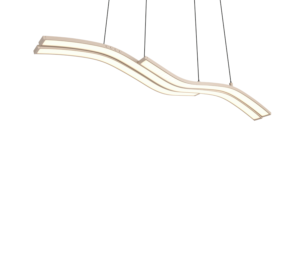 Lustra LED Suspendata Premium Spider Beige - Inaltime Reglabila prin Telecomanda