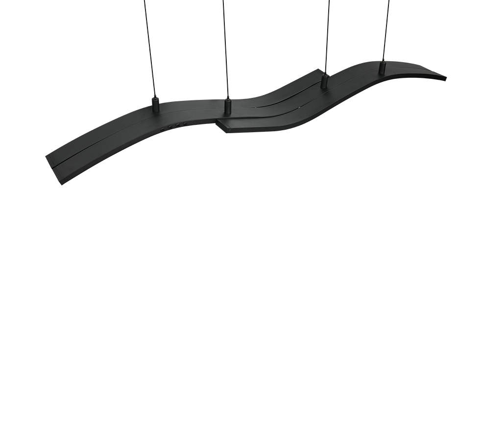 Lustra LED Suspendata Premium Spider Black - Inaltime Reglabila prin Telecomanda