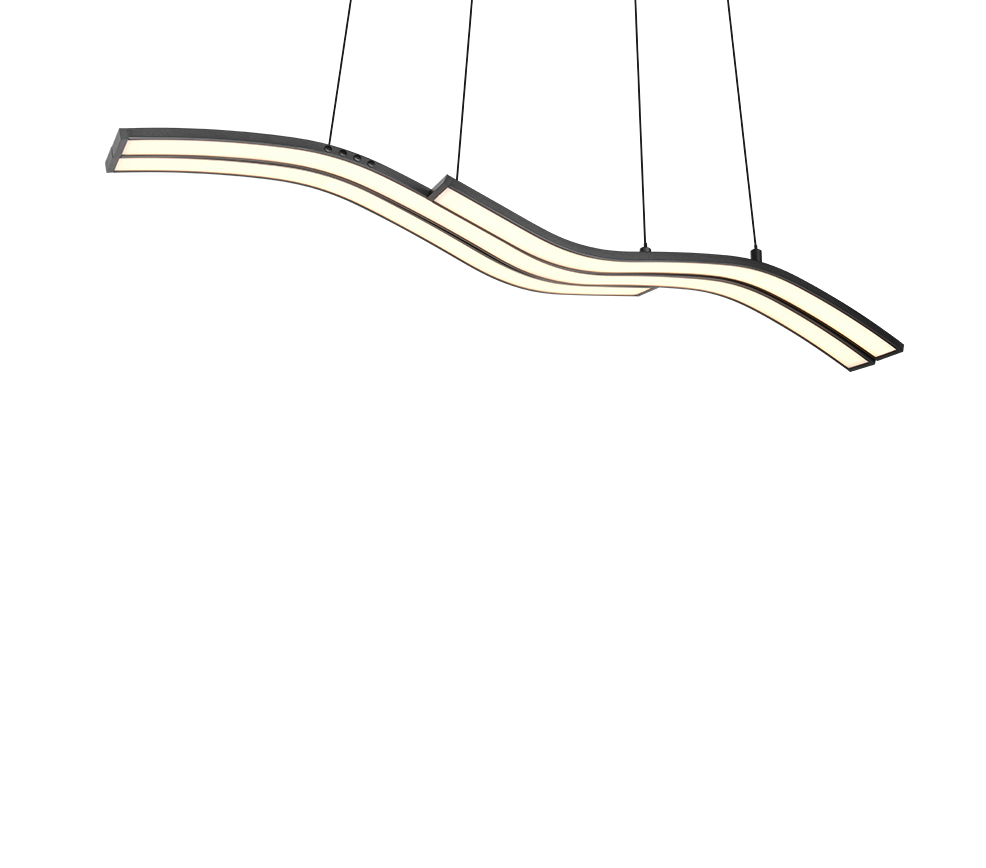 Lustra LED Suspendata Premium Spider Black - Inaltime Reglabila prin Telecomanda