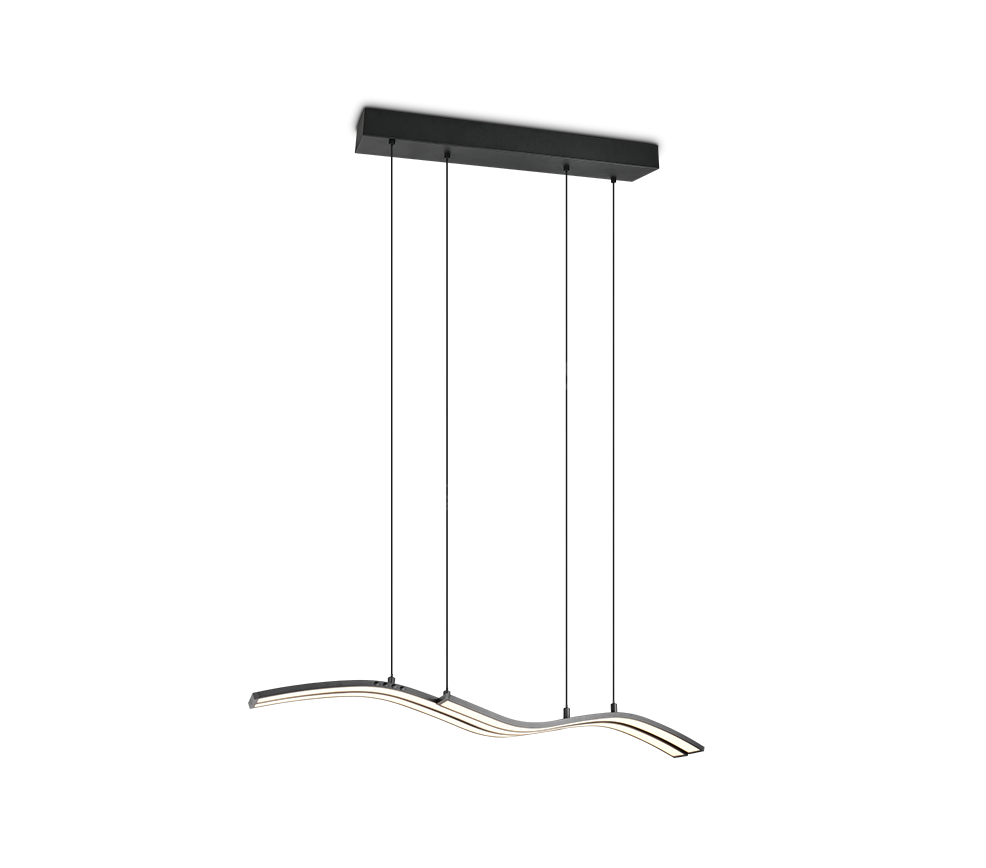 Lustra LED Suspendata Premium Spider Black - Inaltime Reglabila prin Telecomanda