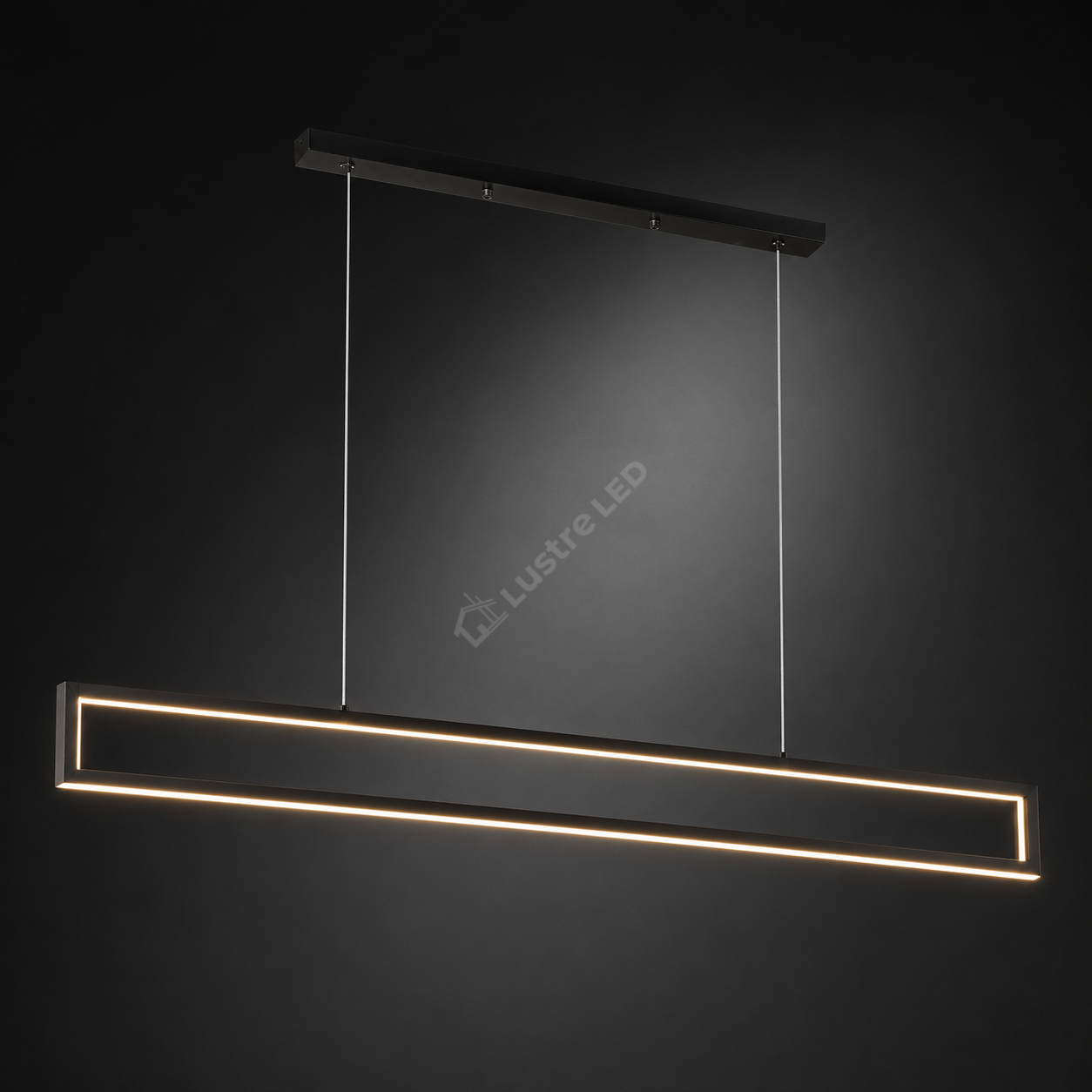 Lustra LED Suspendata RIGA LINIARA 120CM Echivalent 300W Telecomanda