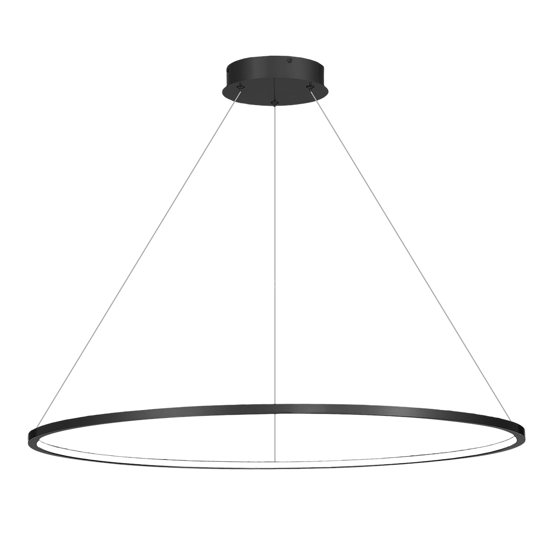 Lustra LED Suspendata Saturno Black Premium Echivalent 300W IP44
