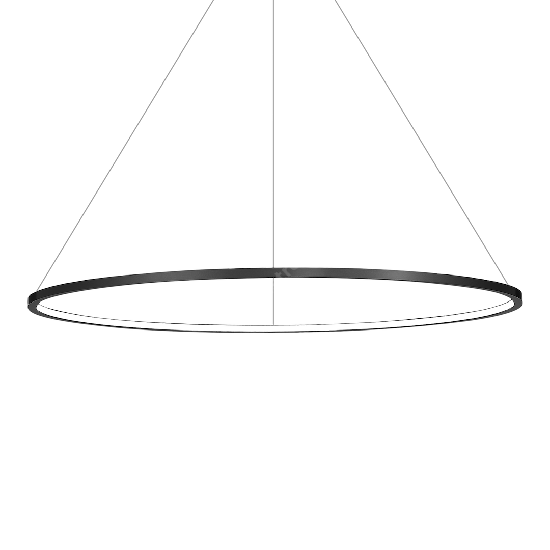 Lustra LED Suspendata Saturno Black Premium Echivalent 300W IP44