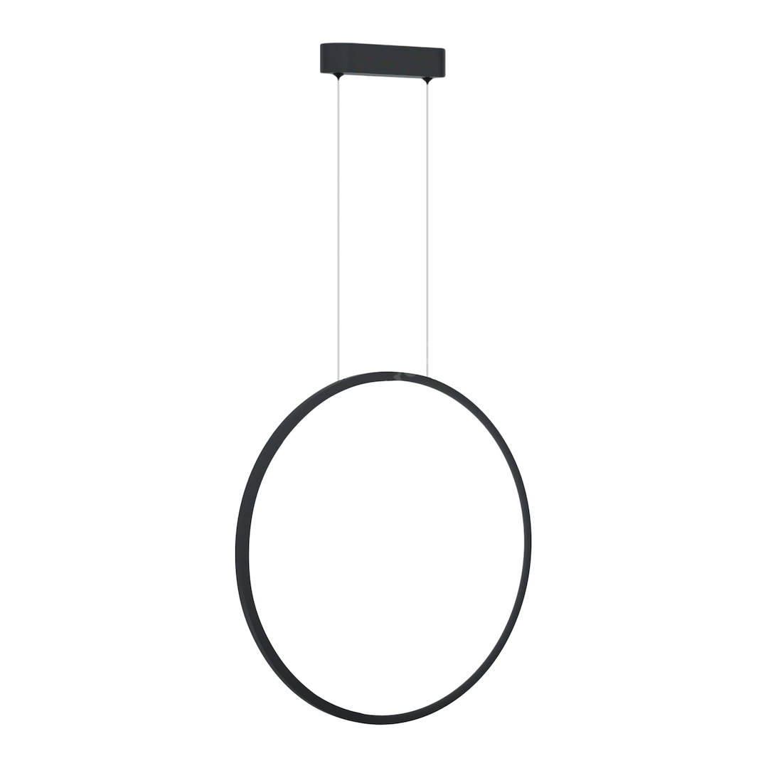 Lustra LED Suspendata Saturno Black Premium IP44 | 50CM/80CM
