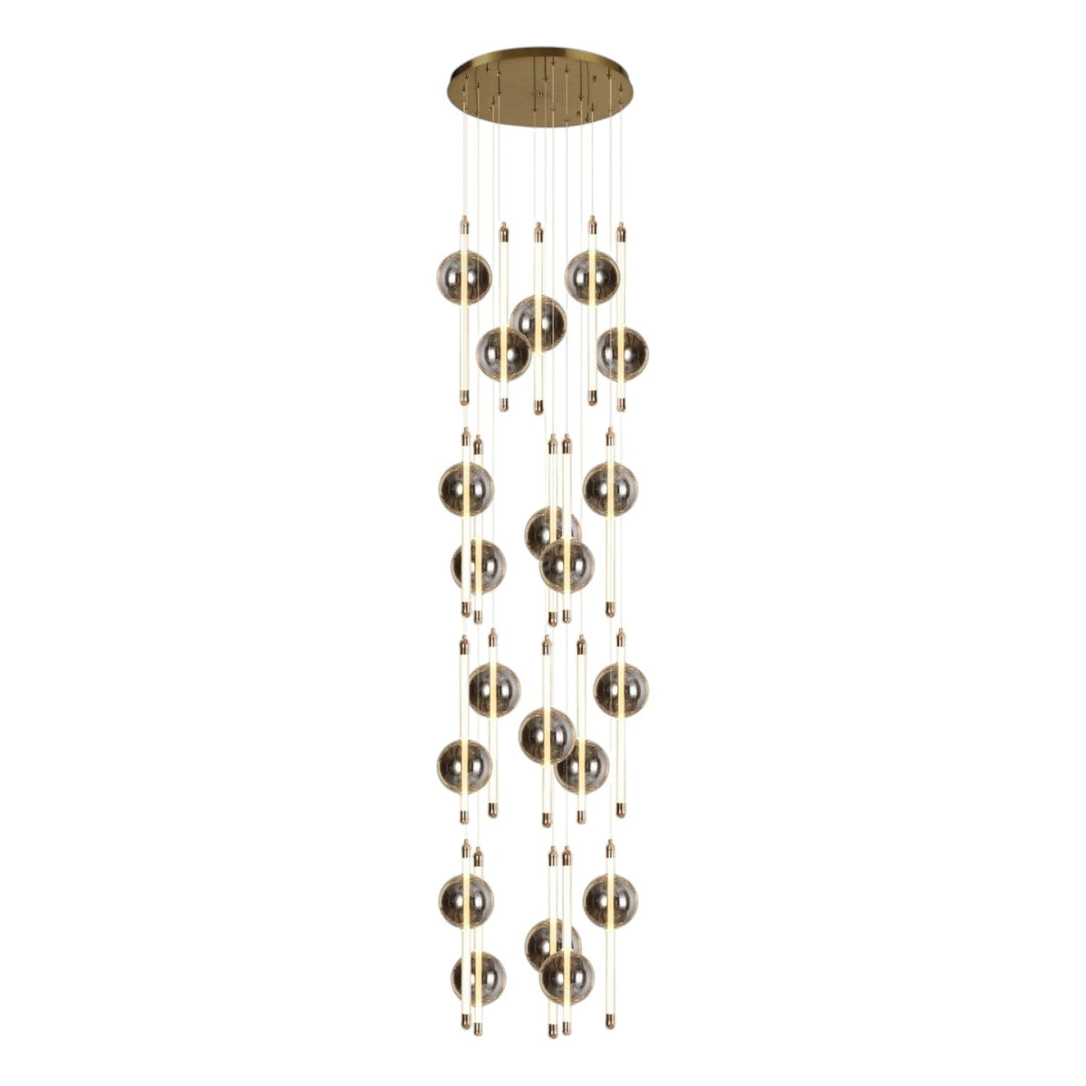 Lustra LED Suspendata SUPREME Gold Echivalent 400W
