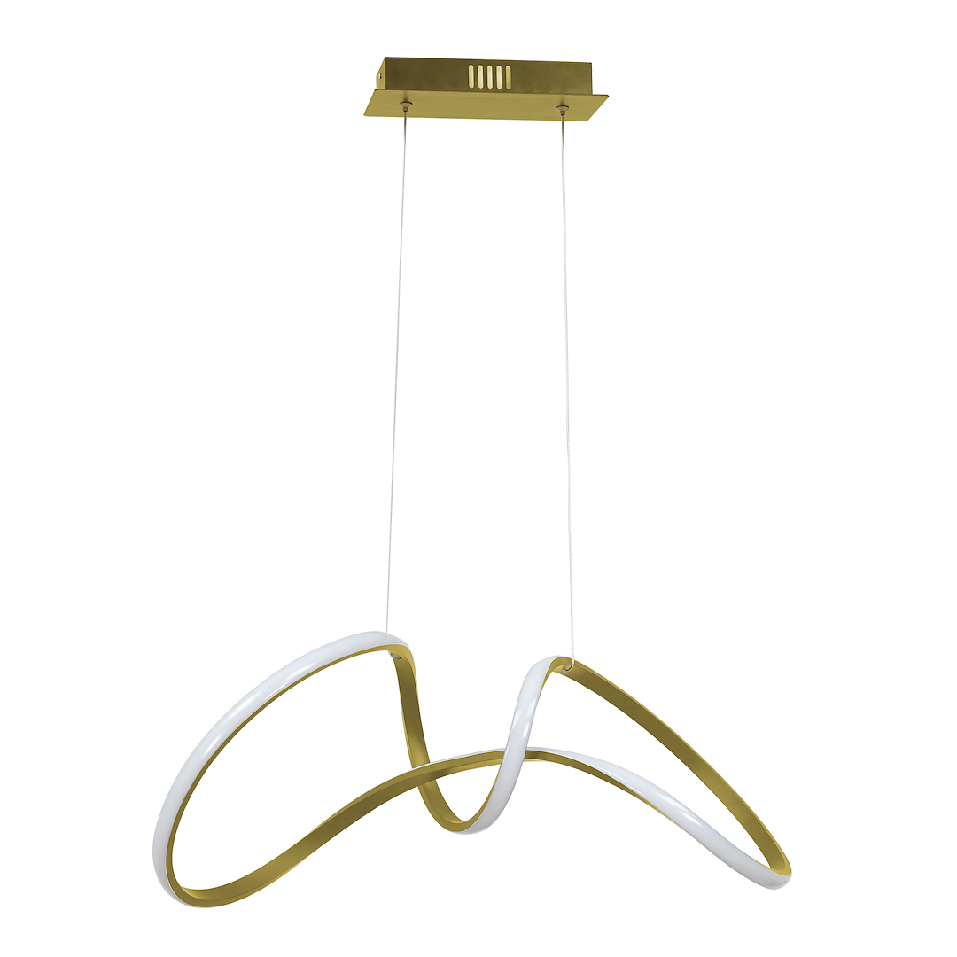 Lustra LED Suspendata Tesoro Gold Premium Echivalent 250W