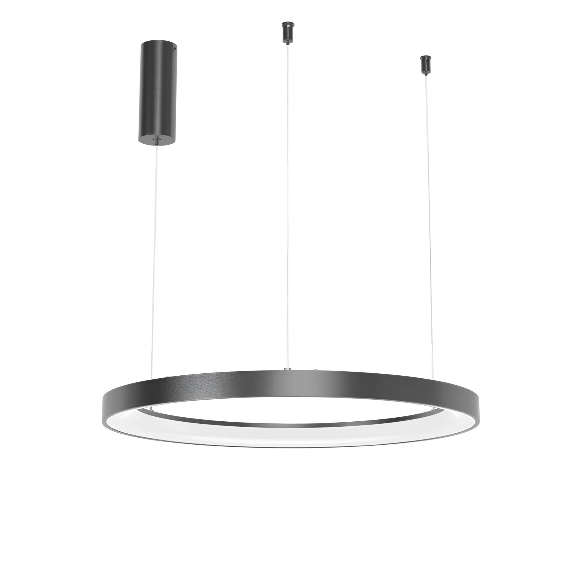 Lustra LED TULLIO INSIDE Black, 5200lm, CCT, 1 Segment 58cm