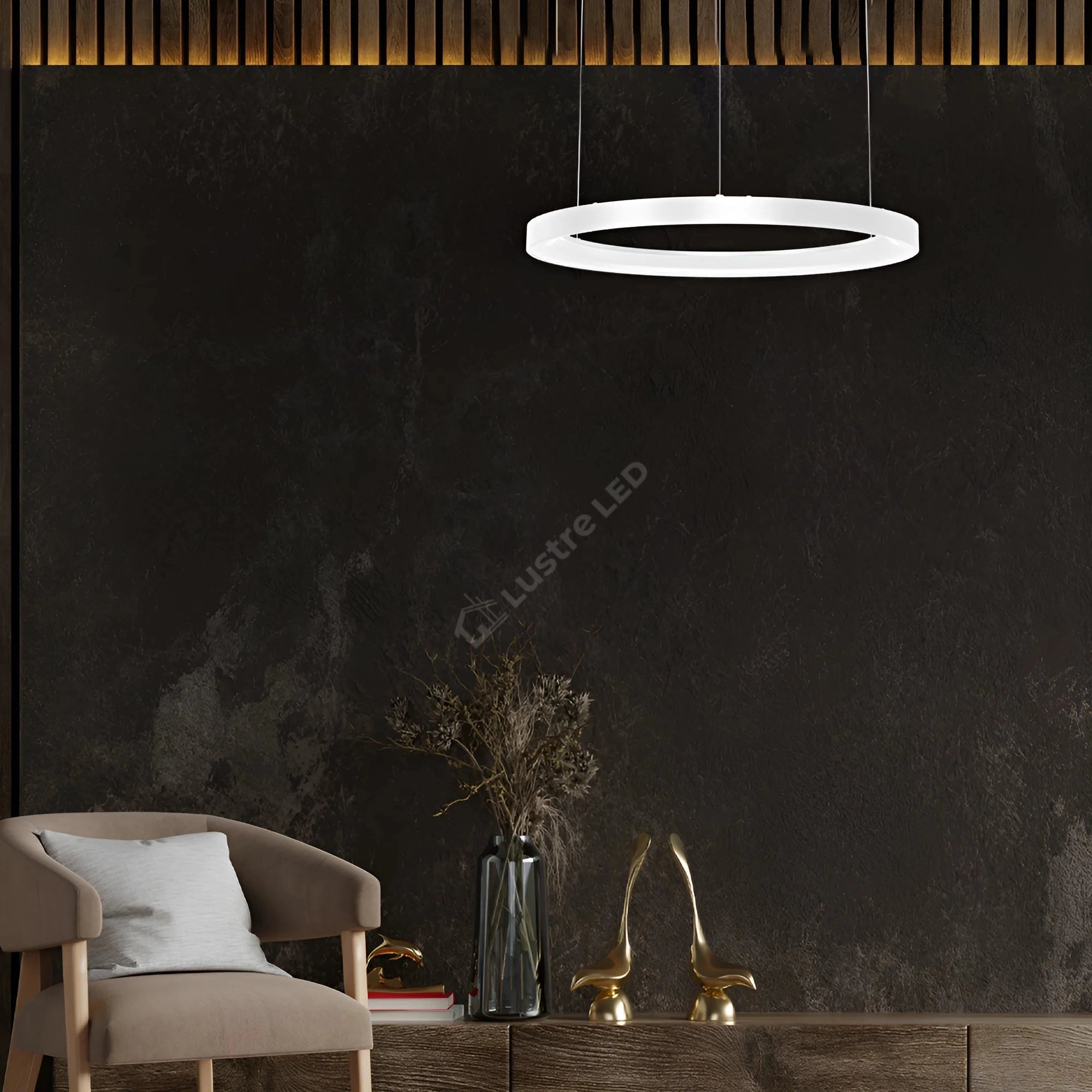 Lustra LED TULLIO INSIDE White, 4260lm, CCT, 1 Segment 48cm