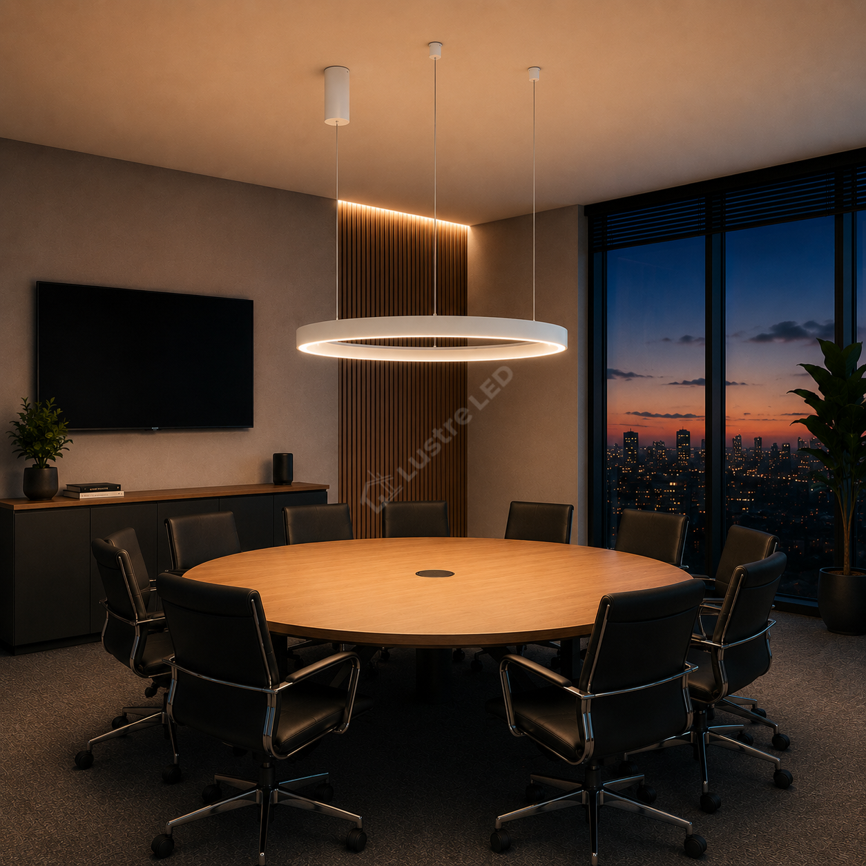 Lustra LED TULLIO INSIDE White, 5200lm, CCT, 1 Segment 58cm