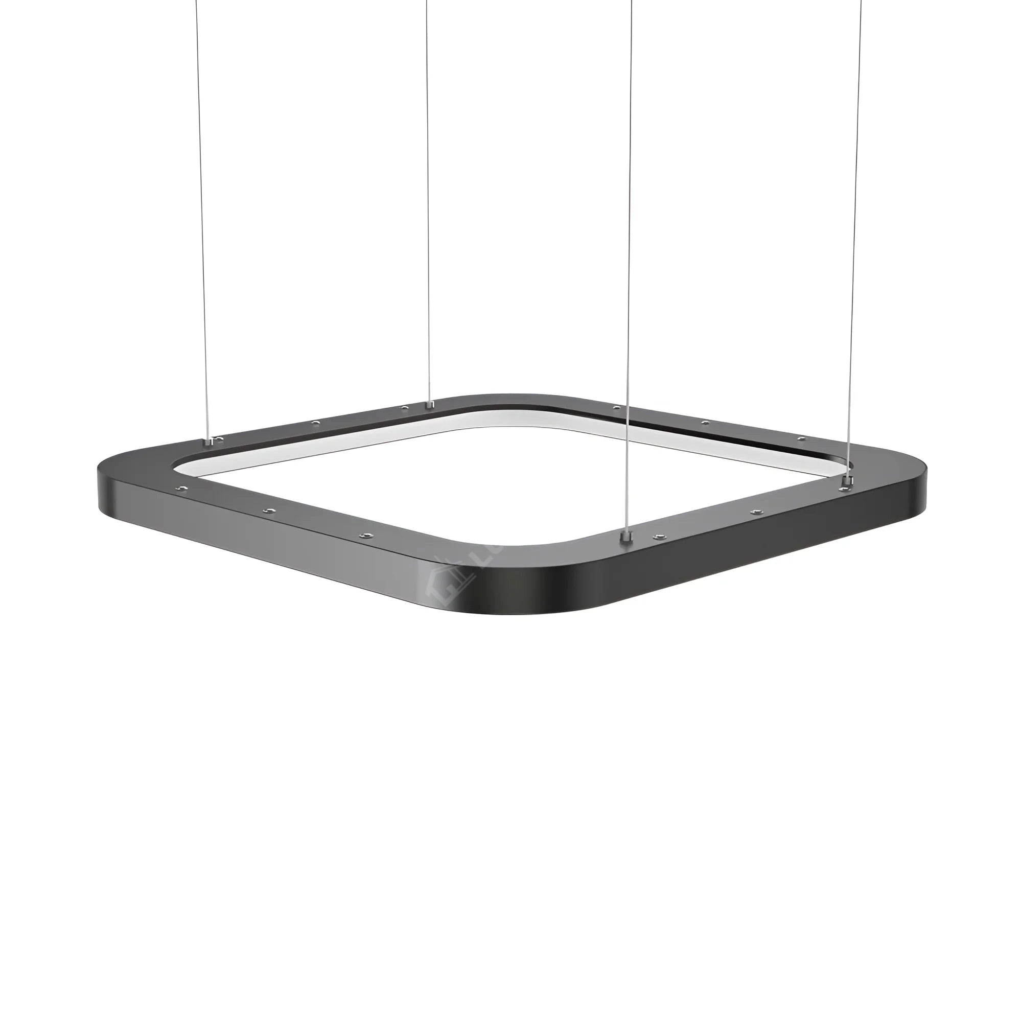 Lustra LED TULLIO SQUARE INSIDE Black, 4260lm, CCT, 48cm