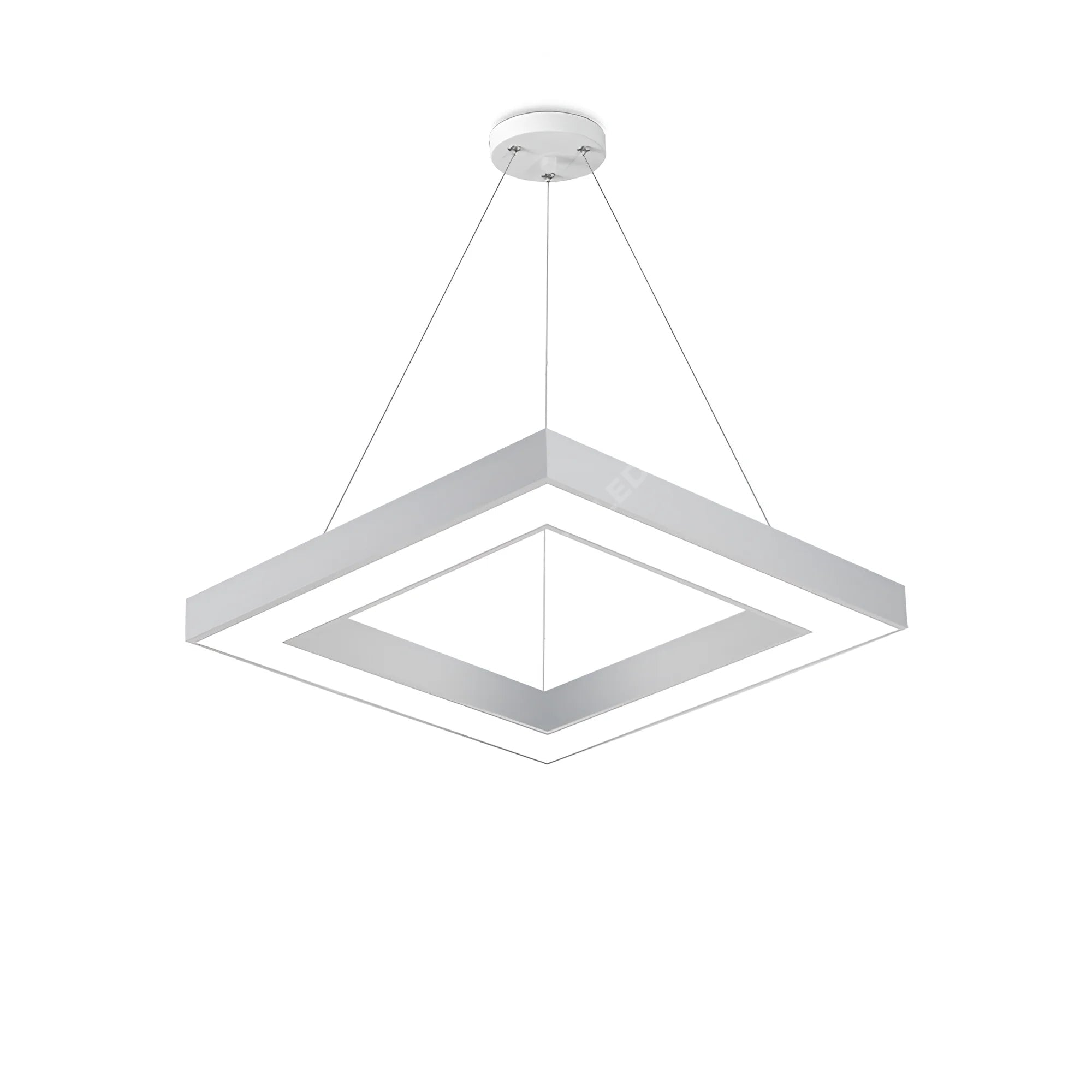 Lustra LED TULLIO SQUARE White, 3680lm, CCT, 45cm