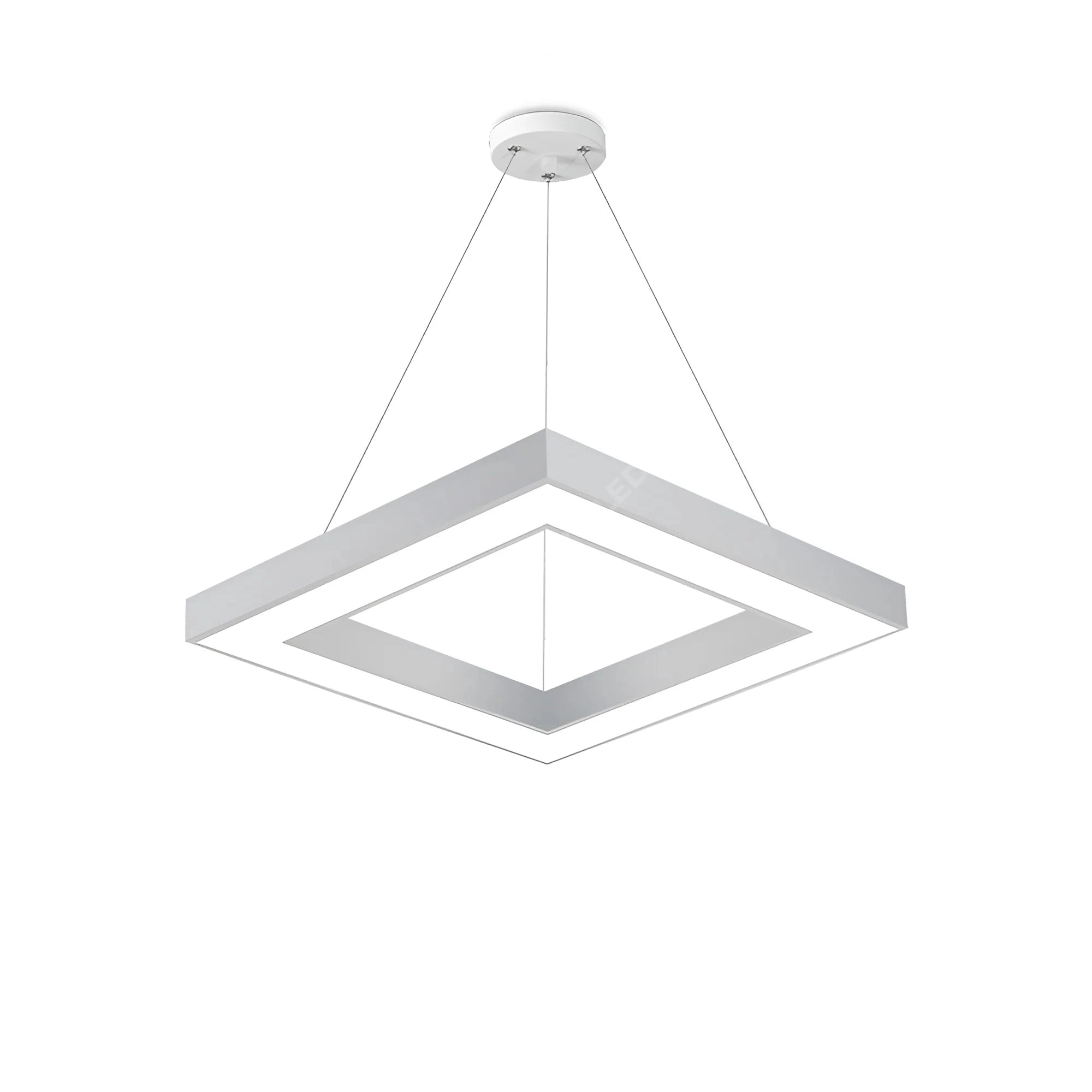 Lustra LED TULLIO SQUARE White, 4650lm, CCT, 60cm