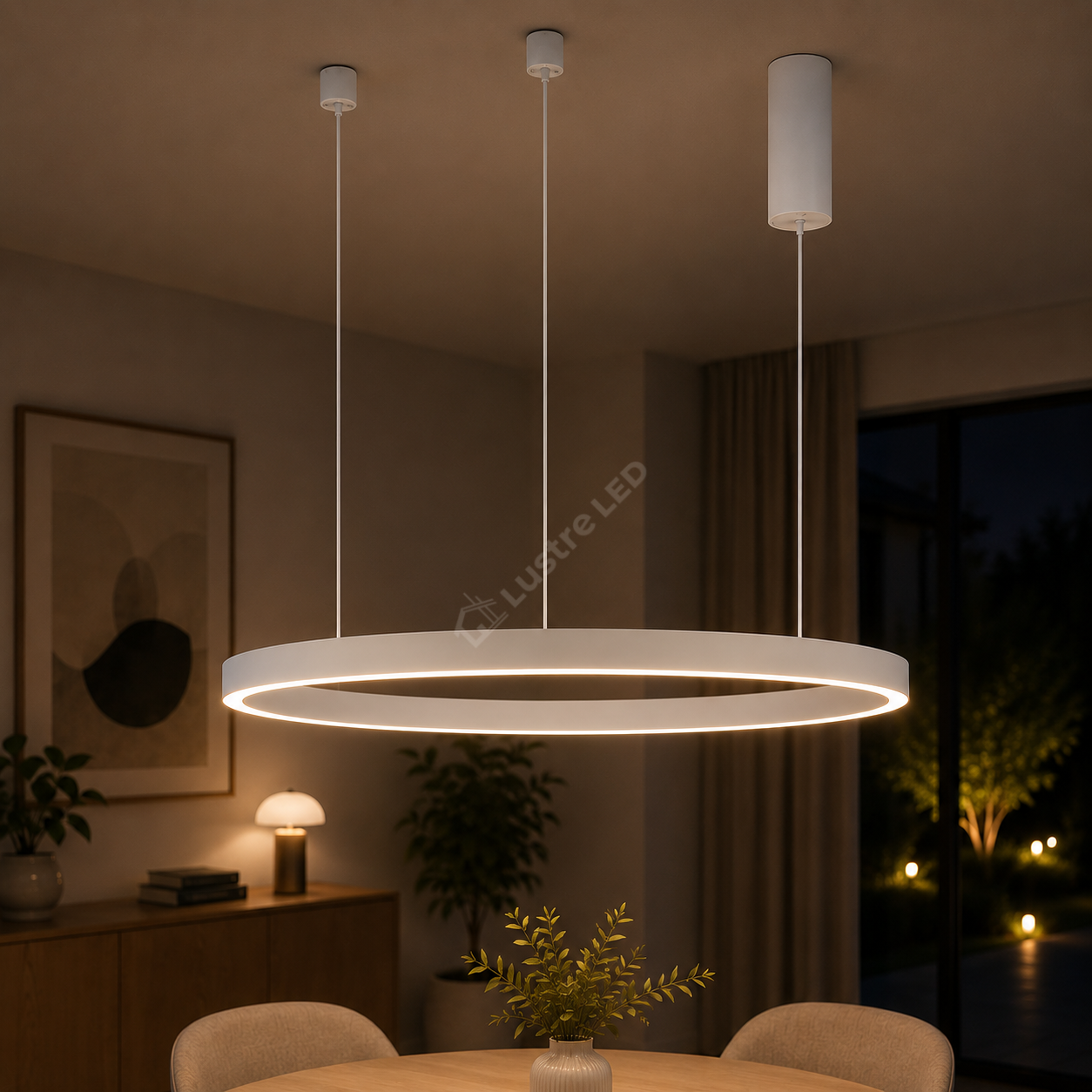 Lustra LED TULLIO White, 3500lm, CCT, 1 Segment 60cm