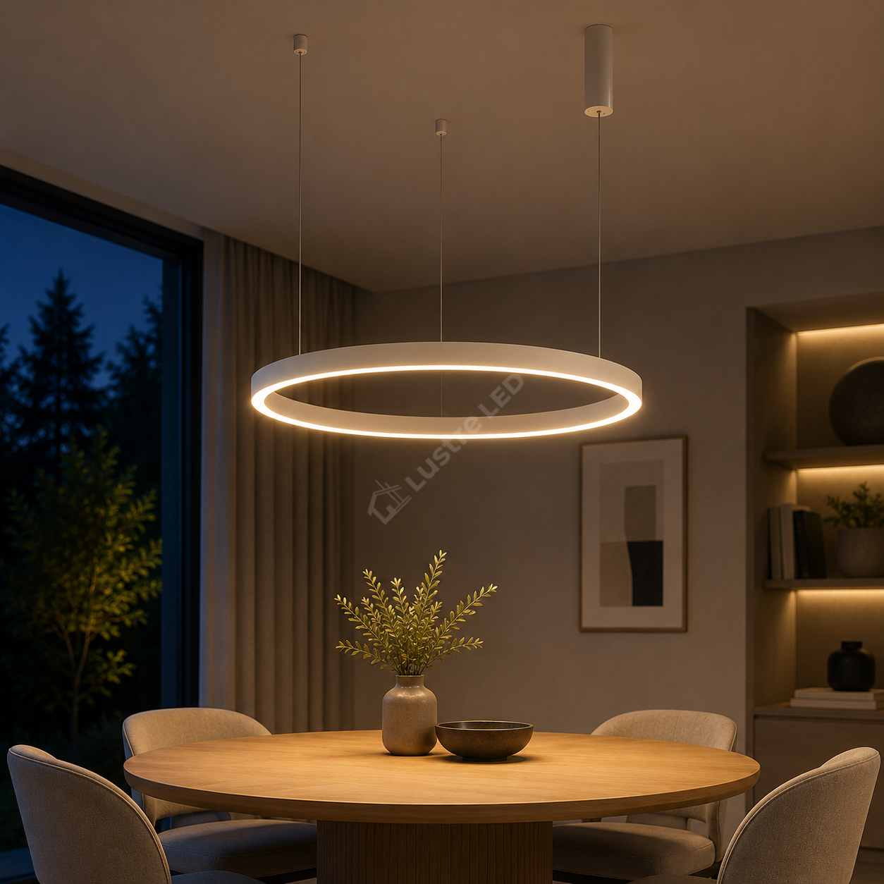 Lustra LED TULLIO White, 4520lm, CCT, 1 Segment 80cm