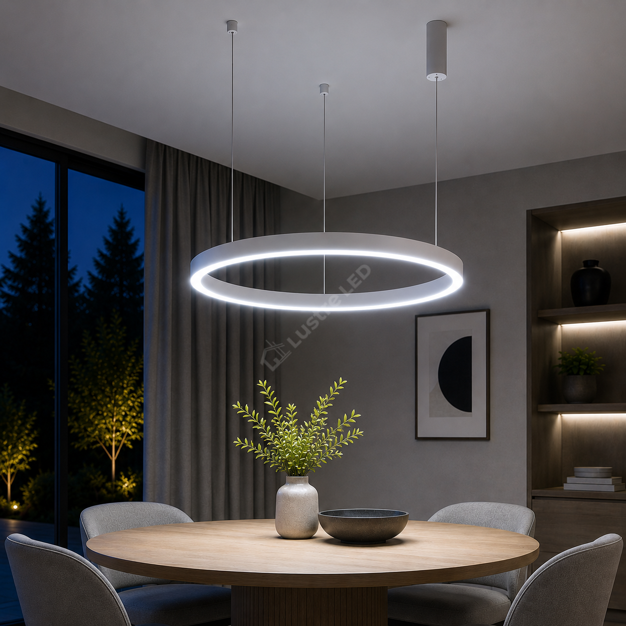 Lustra LED TULLIO White, 4520lm, CCT, 1 Segment 80cm