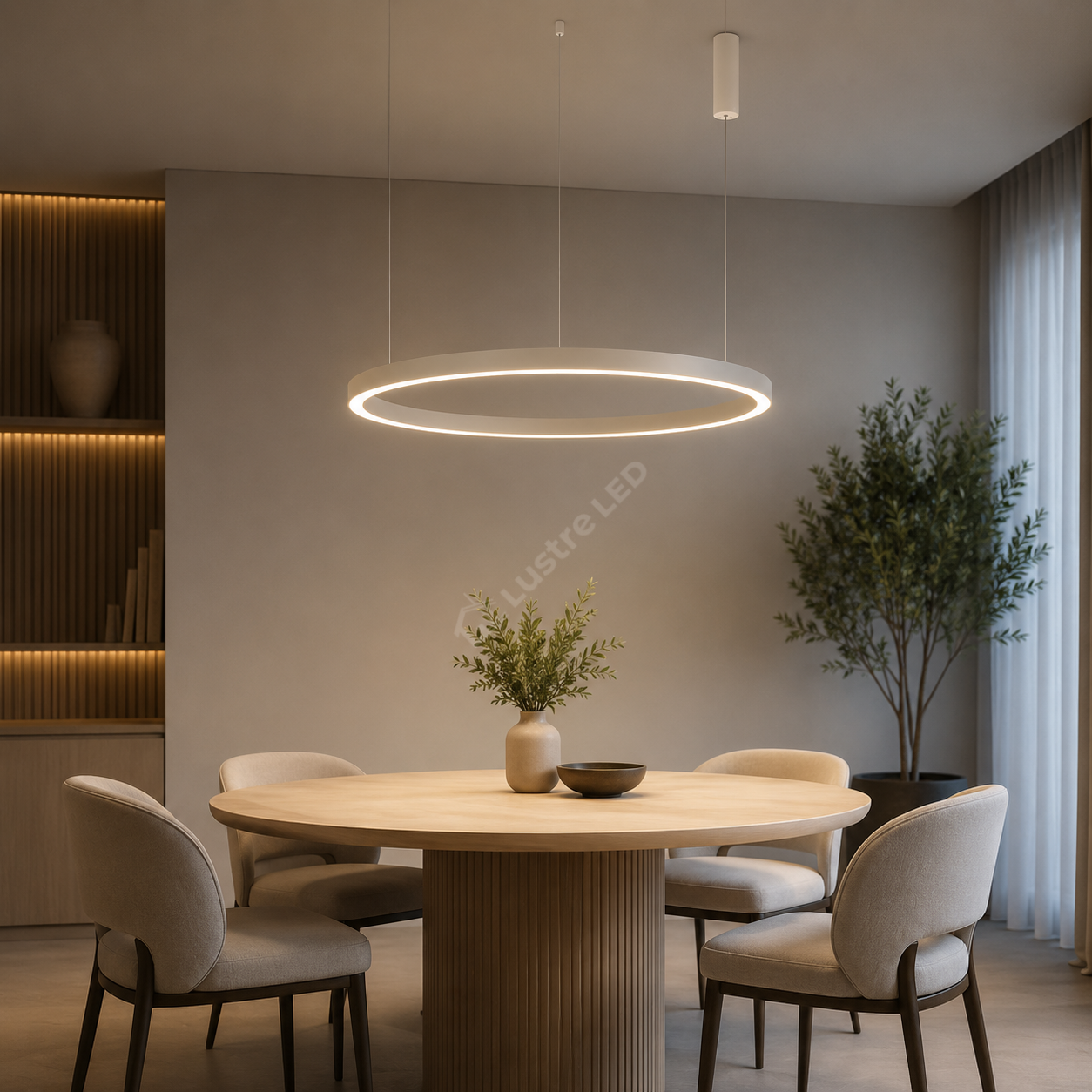 Lustra LED TULLIO White, 4520lm, CCT, 1 Segment 80cm