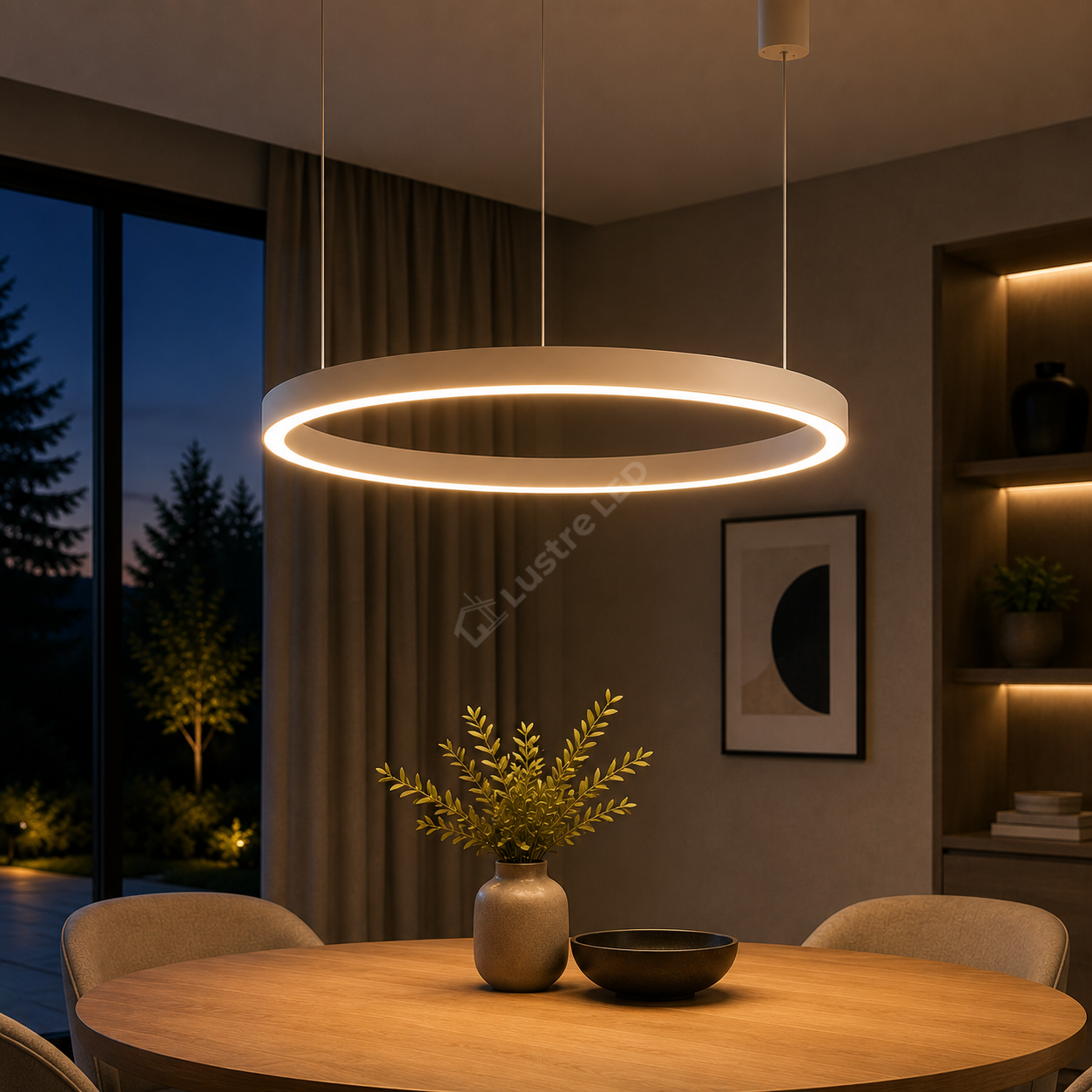 Lustra LED TULLIO White, 4520lm, CCT, 1 Segment 80cm