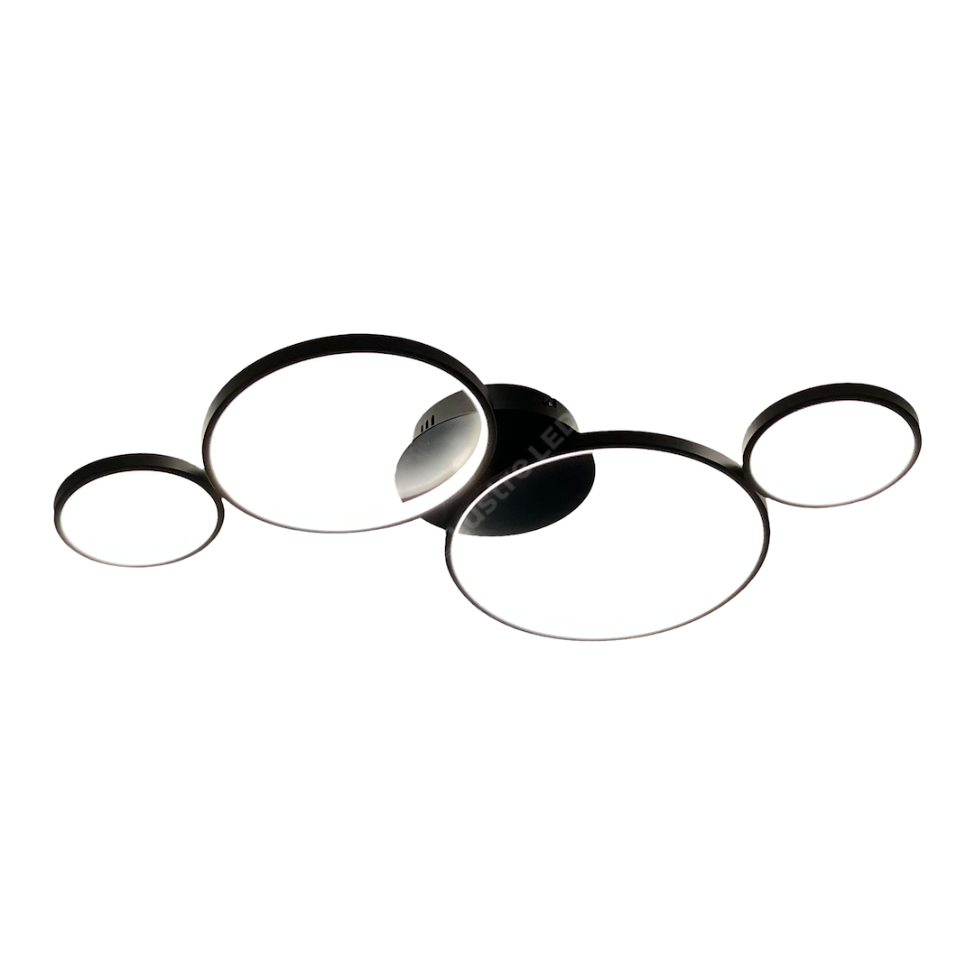Lustra LED Universe Black Premium Echivalent 250W