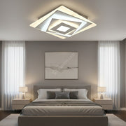 Lustra LED White & Silver FIORO Echivalent 400W 30cm 3 Lumini