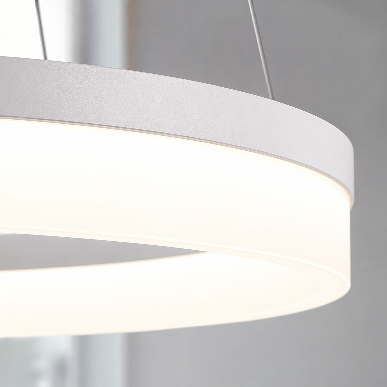 Lustra LED WILLY White 4 Segmente 100x80x60x40cm Echivalent 1000W Telecomanda