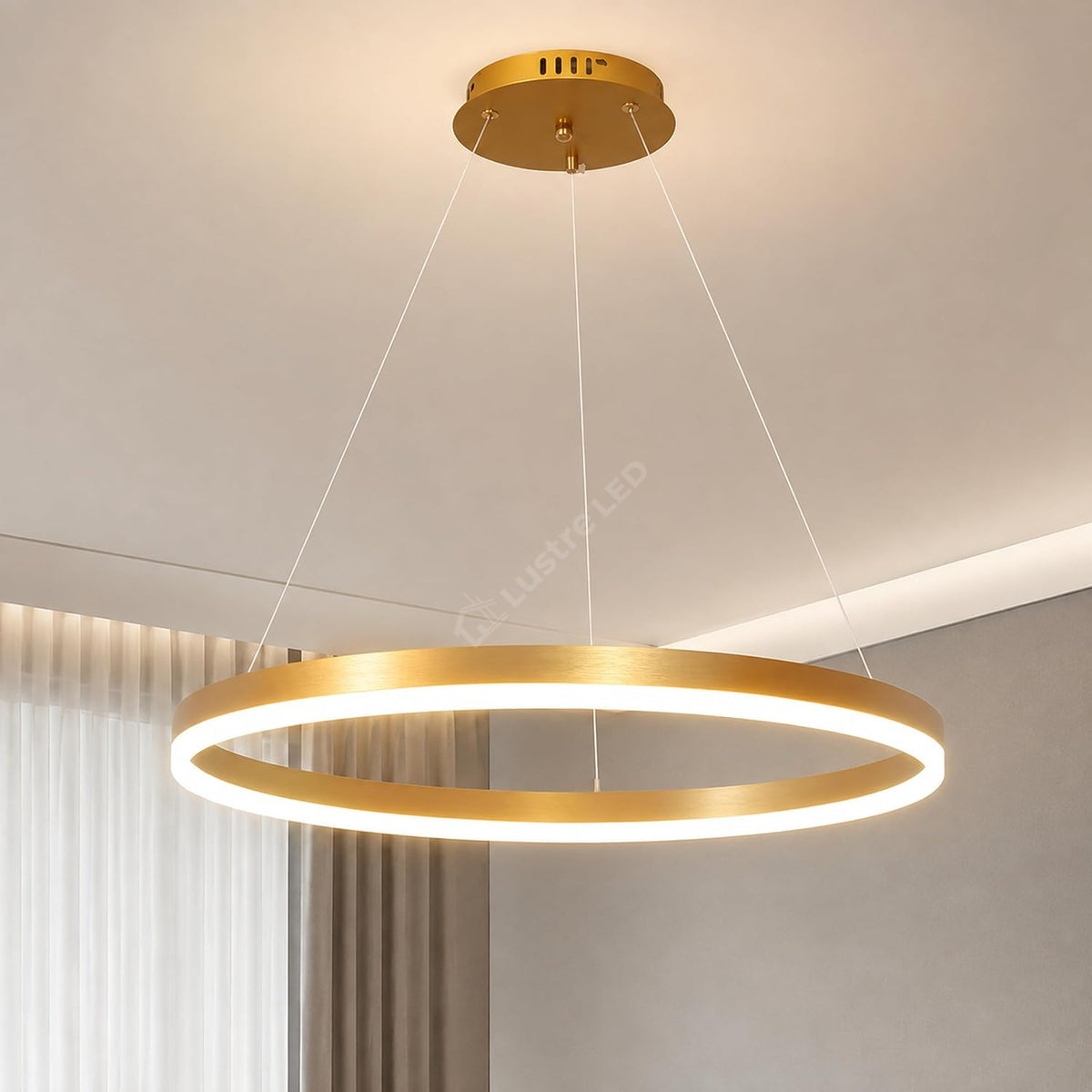 Lustra LED WONDERLAND Gold 1 Segment Echivalent 300W Telecomanda