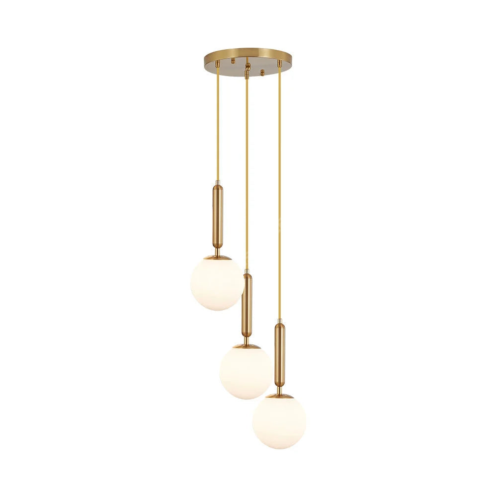 Lustra PREMIUM Abajur Mat Golden ROYAL BRASS 3xG9