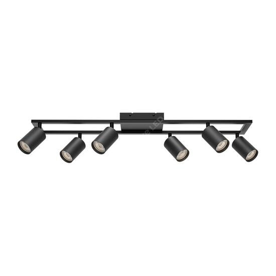 Lustra SCANDINAV Black cu Spoturi Reglabile 6xGU10 Premium 75cm