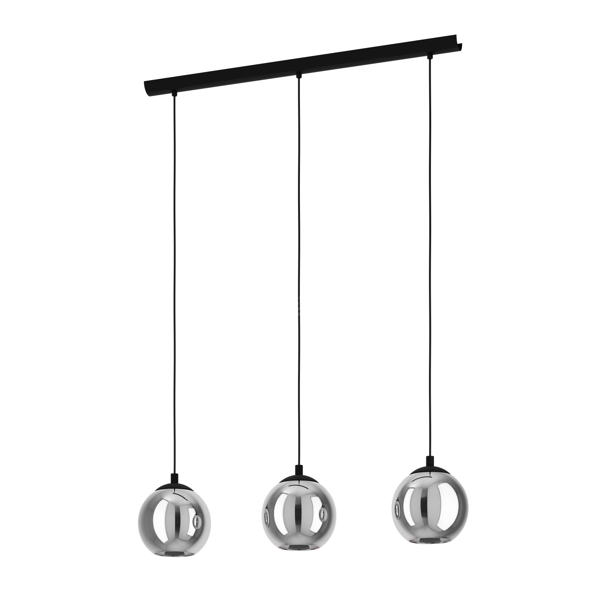Lustra Suspendata ARISCANI 3xE27 Black 76.5CM Chandeliers