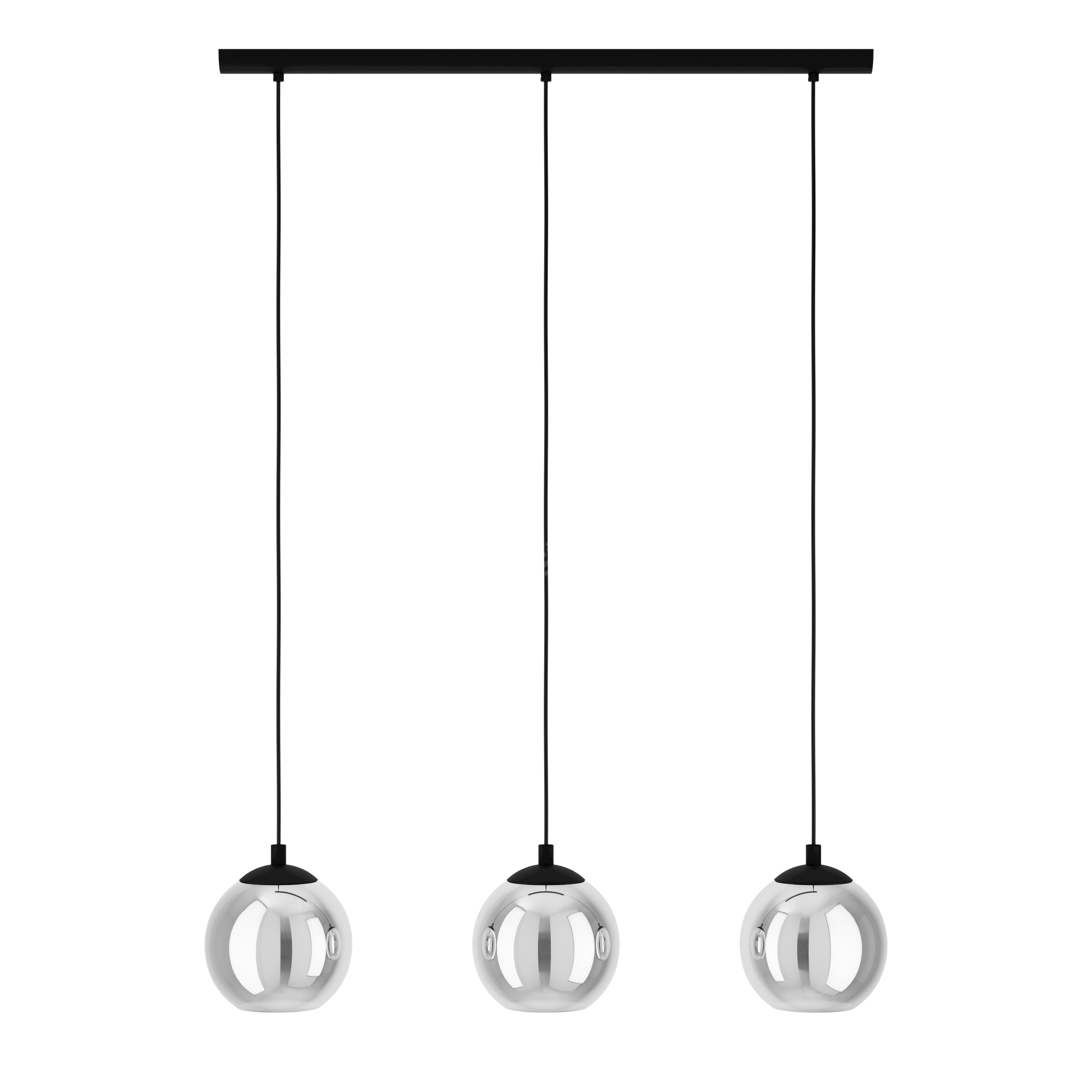 Lustra Suspendata ARISCANI 3xE27 Black 76.5CM Chandeliers