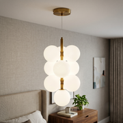 Lustra Suspendata Abajur MAT Gold VINTER 10xG9