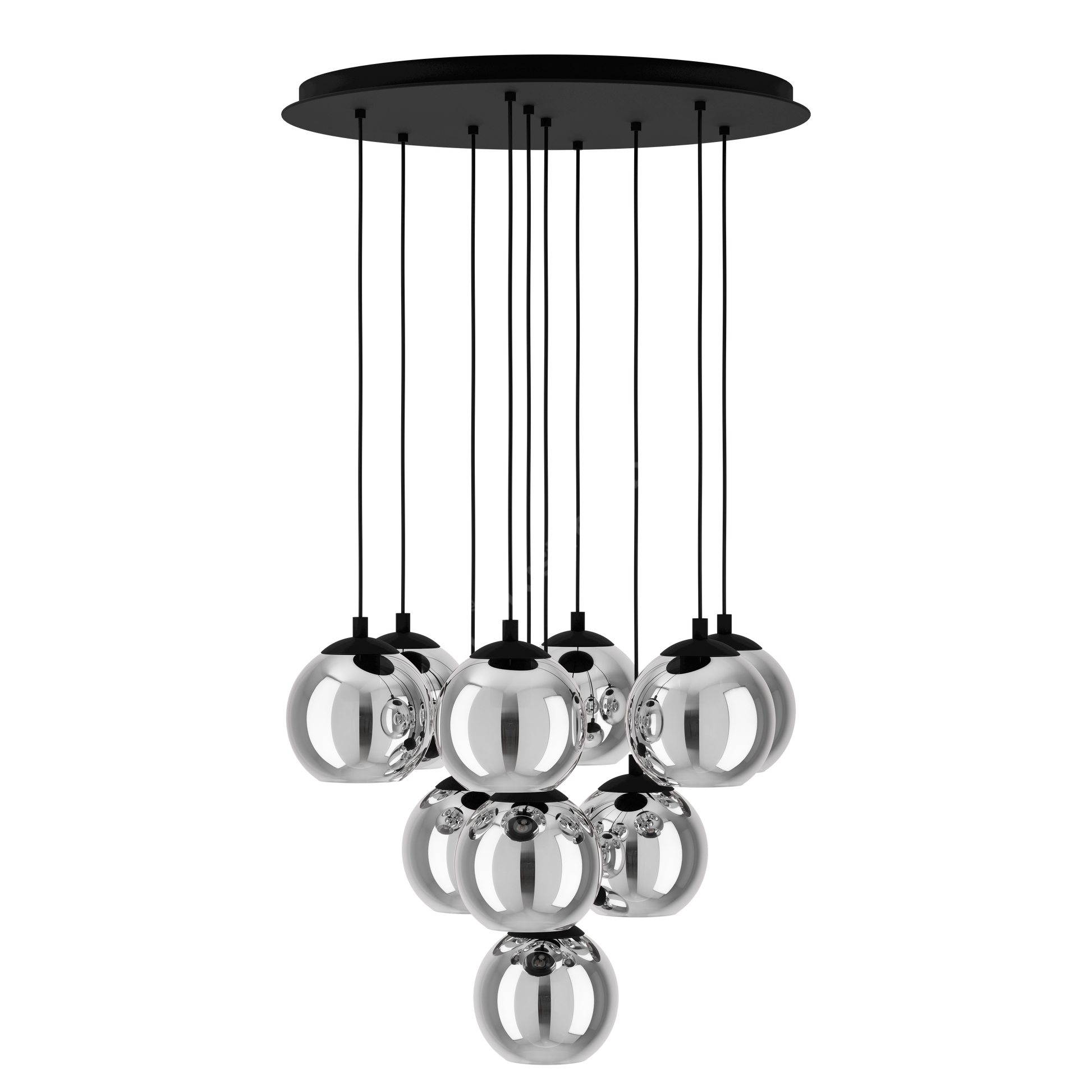 Lustra Suspendata ARISCANI Black Eglo Chandeliers