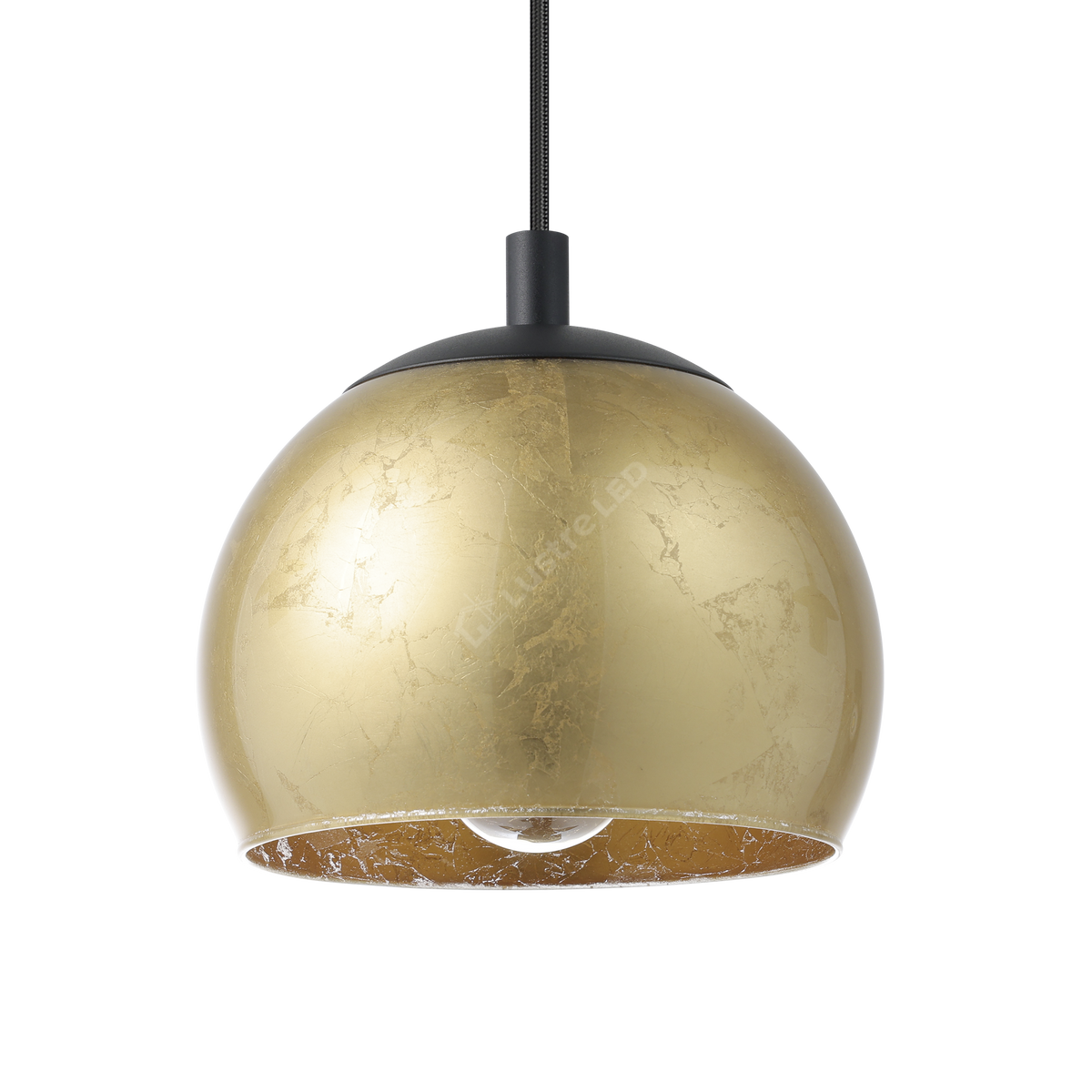 Lustra Suspendata Albaraccin Black & Gold 3xE27