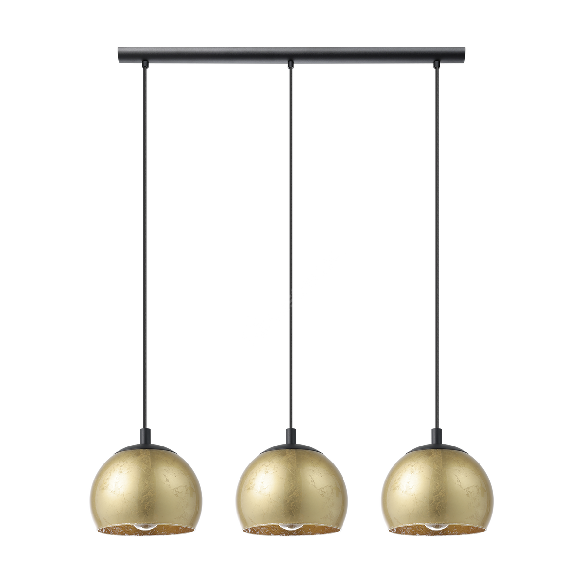 Lustra Suspendata Albaraccin Black & Gold 3xE27
