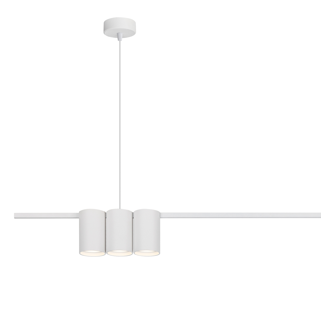 Lustra Suspendata cu 5 Spoturi Genesis White 100CM