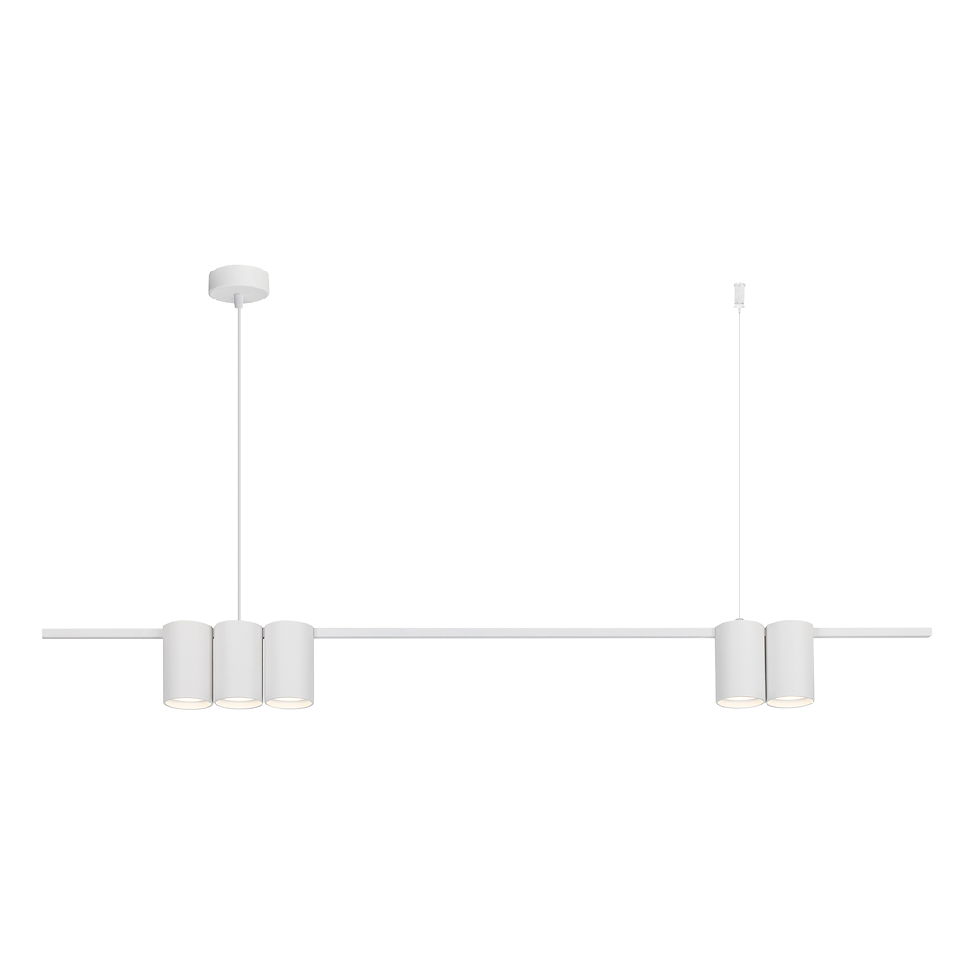 Lustra Suspendata cu 5 Spoturi Genesis White 100CM